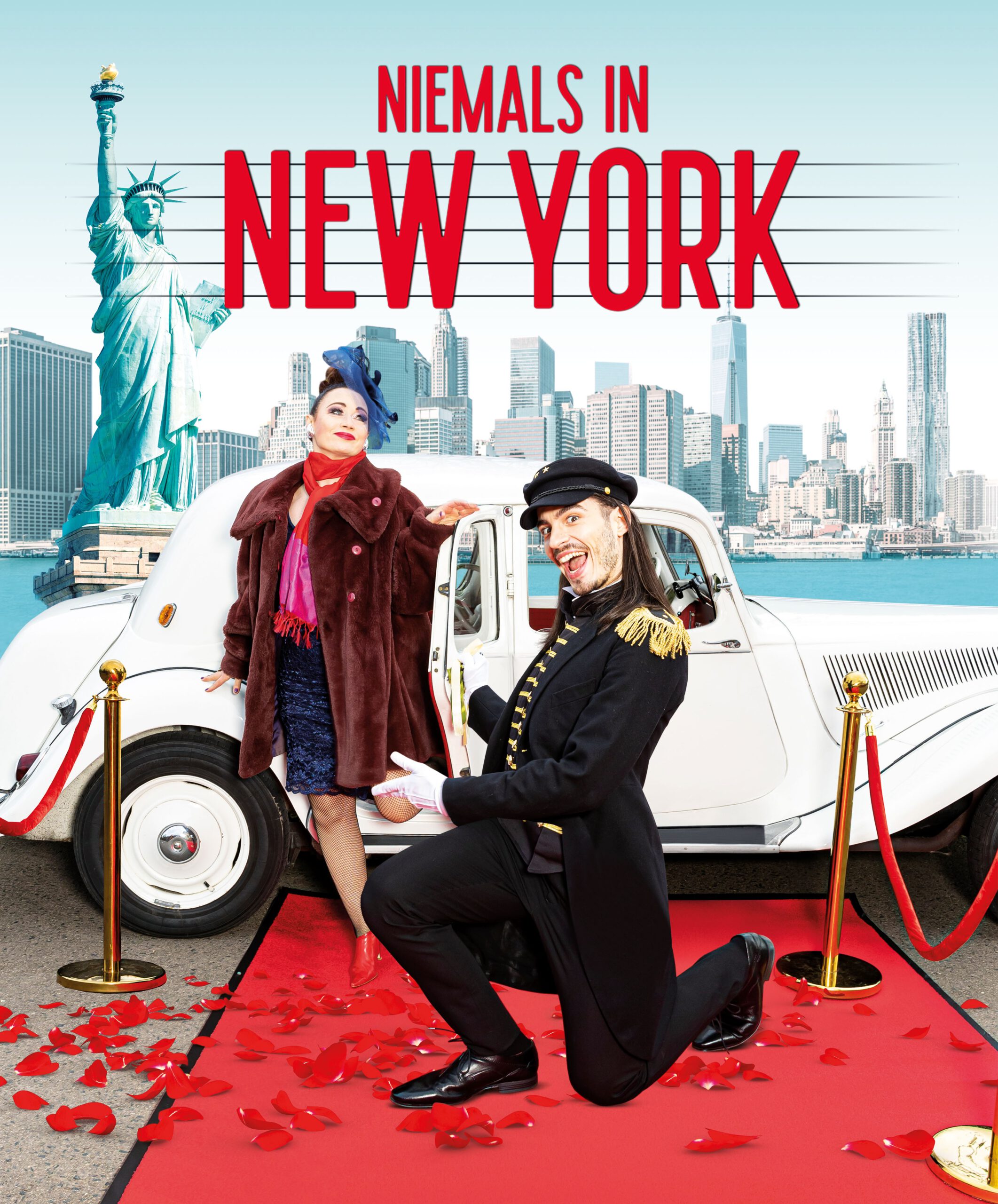 Niemals in New York Live Show Adrian Laza Nadine Hammer