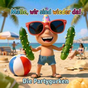 Neue Single "Malle, wir sind wieder da" Die Partygurken 1. Malle, wir sind wieder da 2. Malle-Feeling pur 3. Malle-Feeling pur (Dance Version)